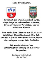 Schützenverein Osterbruch, Änderungen Schützenfest, rc-media.tv